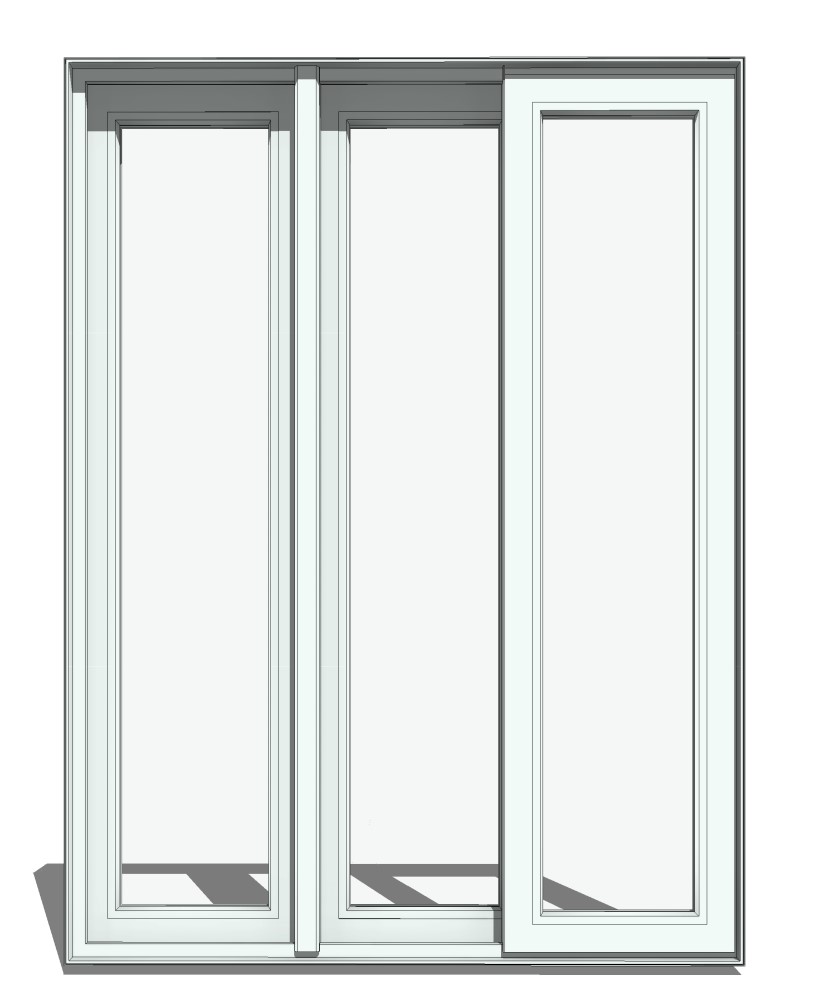 Free Sliding Door Revit Download – Multi-Slide Bypass 3-Panel 2 Track ...